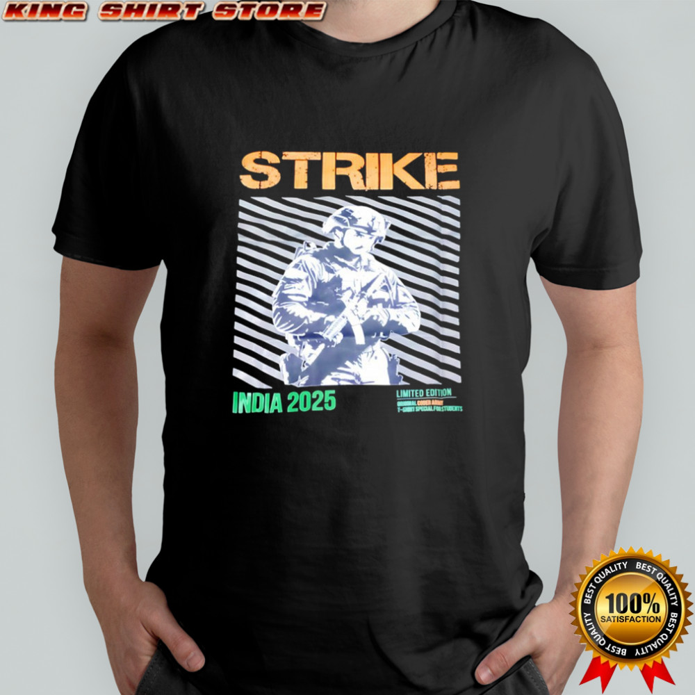 Soldier Strike India 2025 shirt
