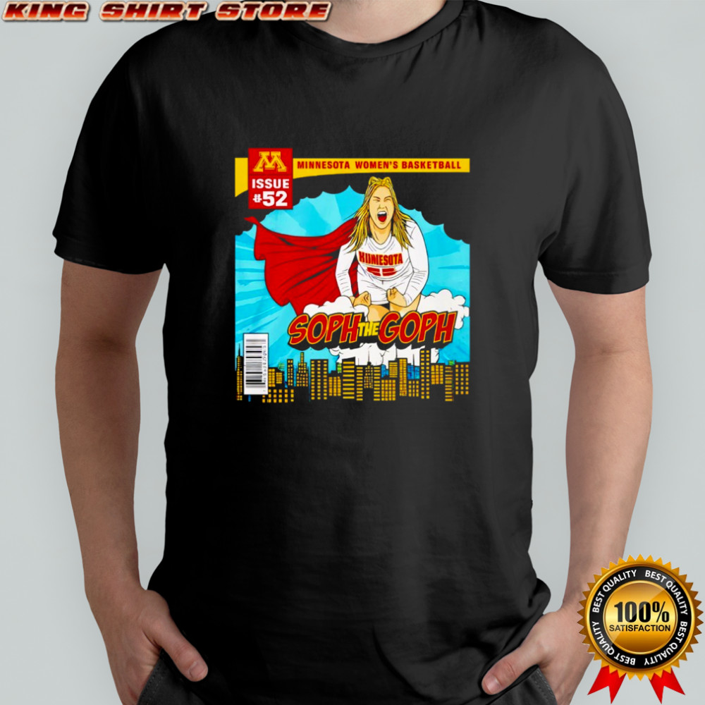 Sophie Hart Minnesota Golden Gophers Soph the goph superman shirt