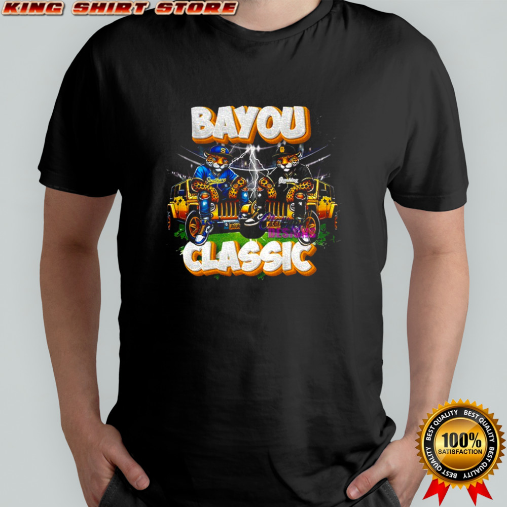 Southern Jaguars vs Grambling State Tigers football Bayou Classic 2025 shirt