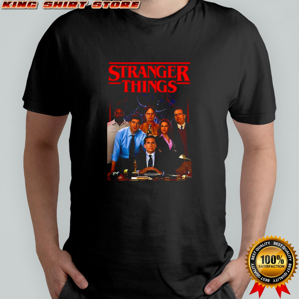 Stranger Things X The Office poster shirt