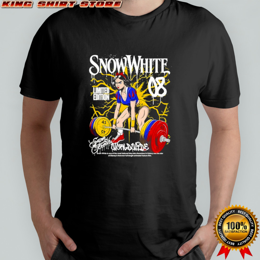 Superfresh Snow White lifting weights shirt