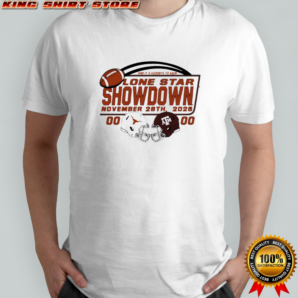 Texas Longhorns vs Texas A&M Aggies Lone Star Showdown 2025 Score shirt
