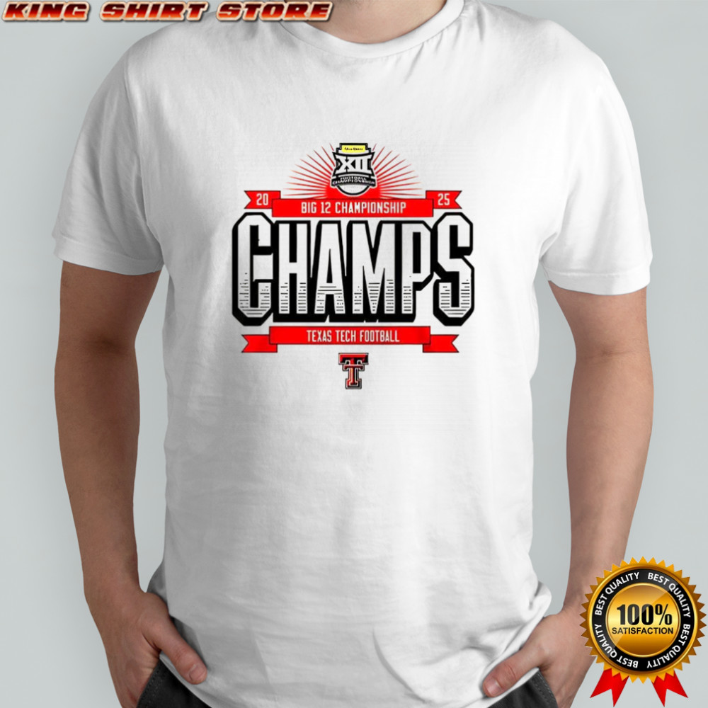 Texas Tech Red Raiders football big 12 Championship 2025 shirt