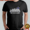Thank you for the memories Dallas Cowboys skyline players shirt