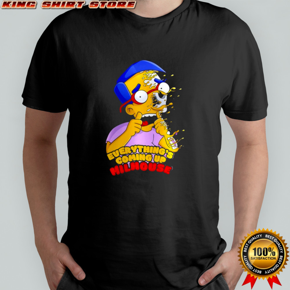The Simpsons everything’s coming up milhouse graphic shirt