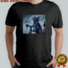 Tom pensive and sad smoking in the rain cartoon shirt