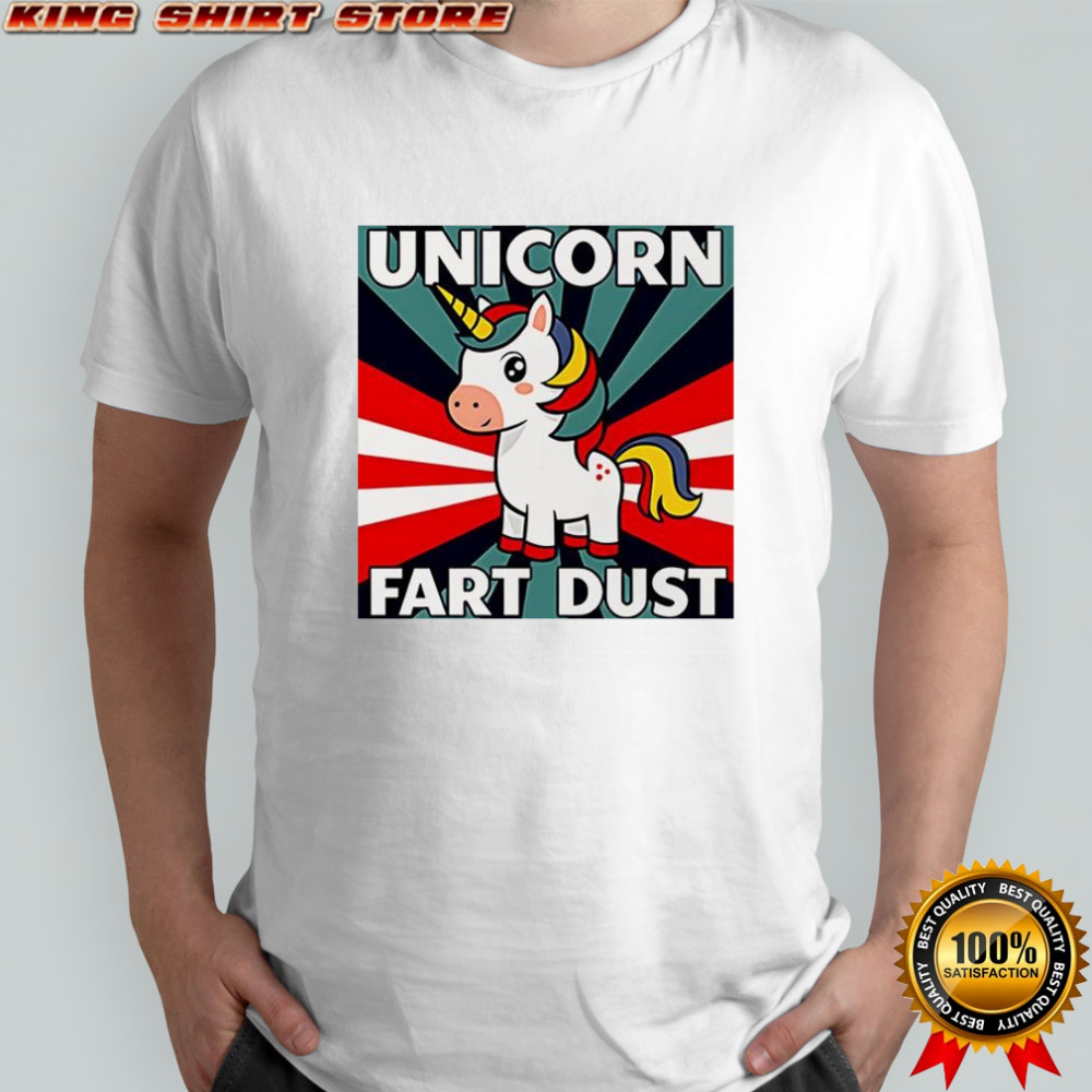 Unicorn fart dust cartoon shirt
