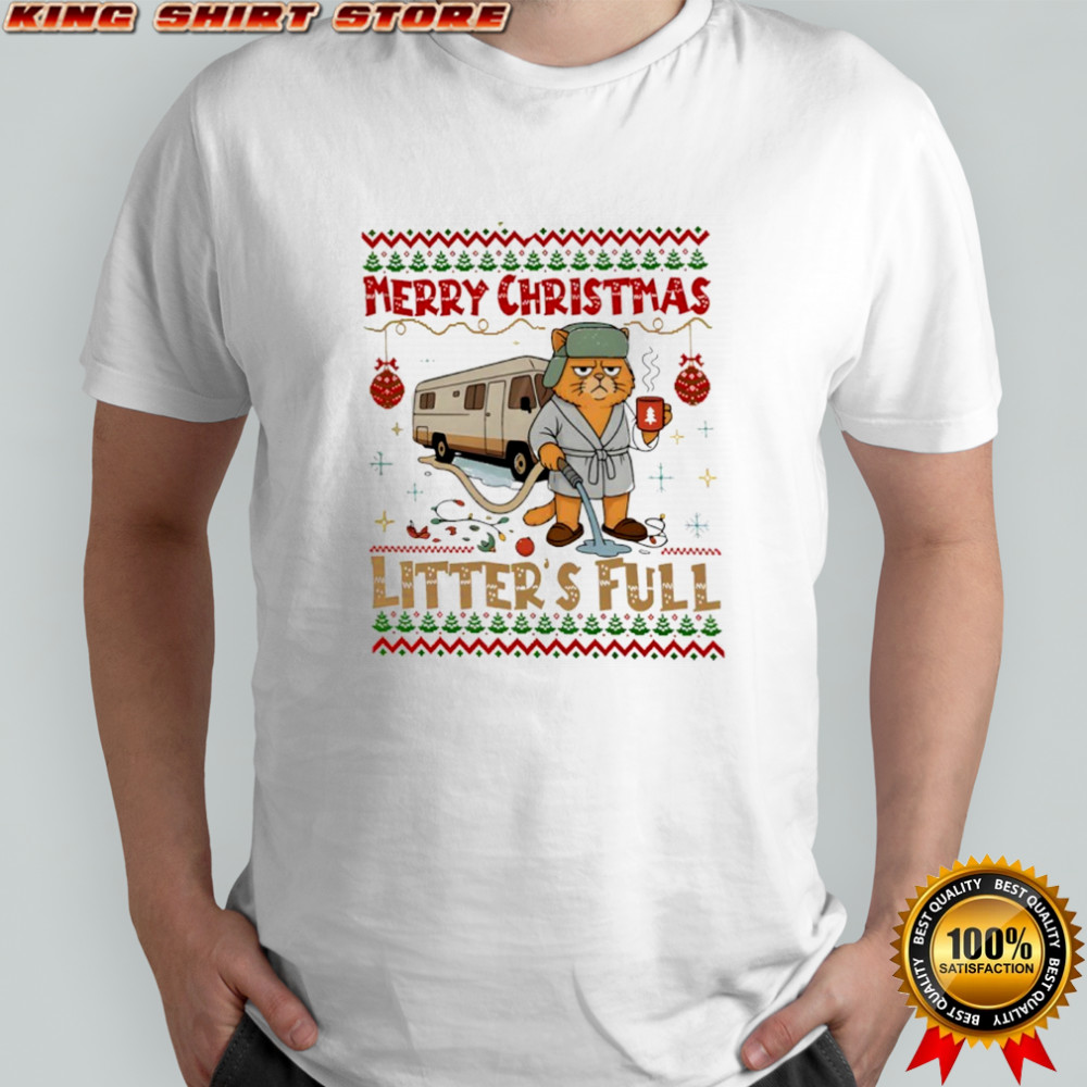 Vintage Litter’s Full Cat Christmas shirt