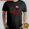Wifey Cincinnati Reds Santa Hat Merry Christmas T-Shirt