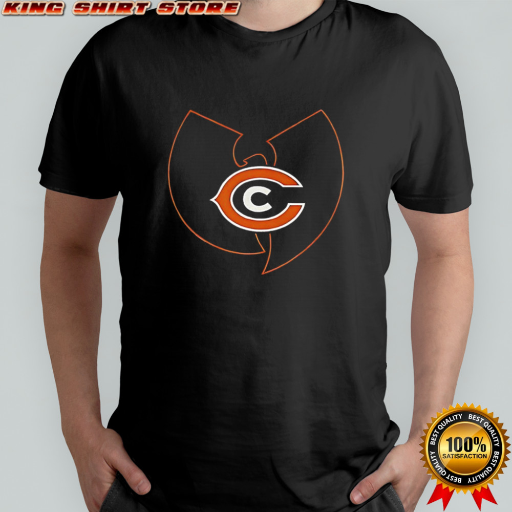 Wu-Tang Clan x Chicago Bears mashup logo shirt
