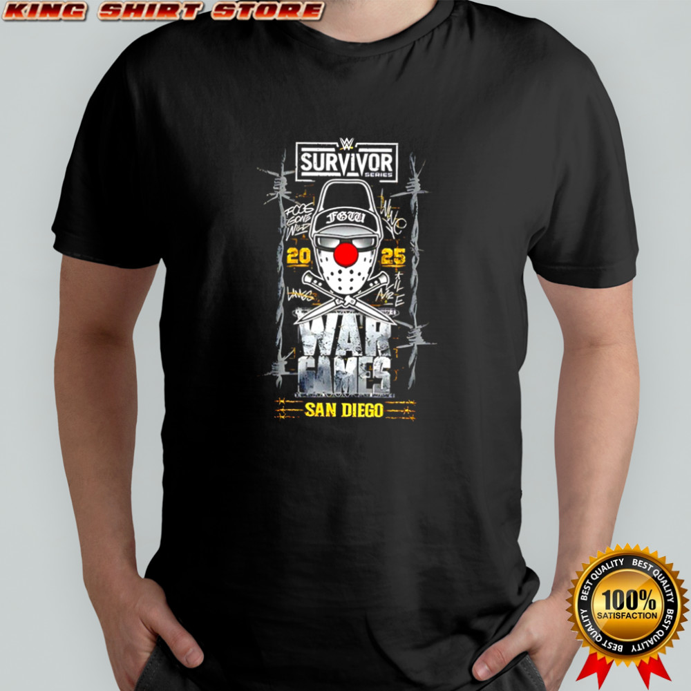 WWE Survivor Series 2025 WarGames San Diego event shirt